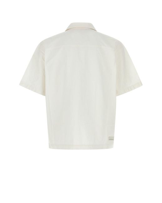 Nine:inthe:morning White Cotton Shirt for men