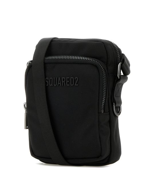 DSquared² Black Shoulder Bags for men