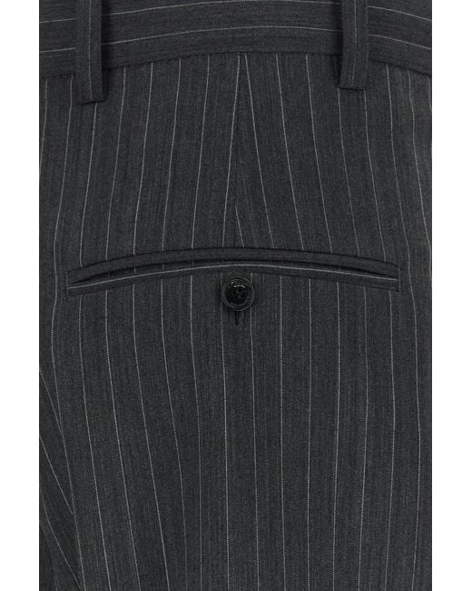 Isabel Marant Black Embroidered Wool Blend Lisetta Pant