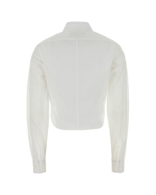 DSquared² White Poplin Shirt