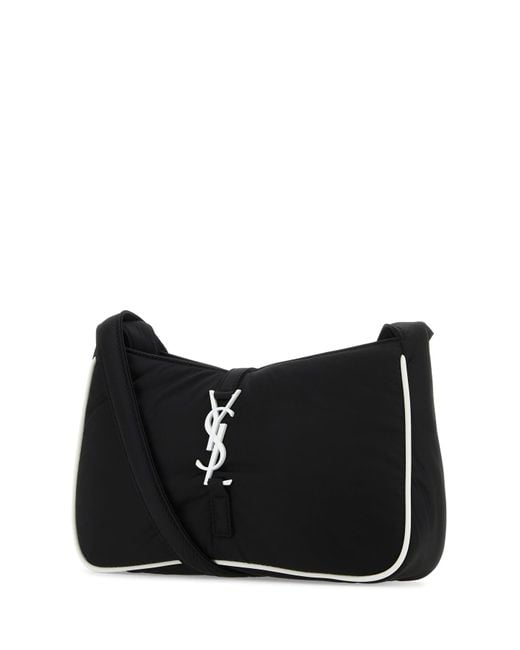 Borsa a spalla LE 5 À 7 in Econyl® nero di Saint Laurent in Black da Uomo