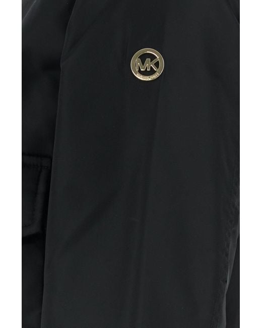 Giubbino in nylon nero di Michael Kors in Black