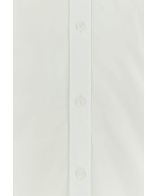 Dolce & Gabbana White Cotton Shirt for men