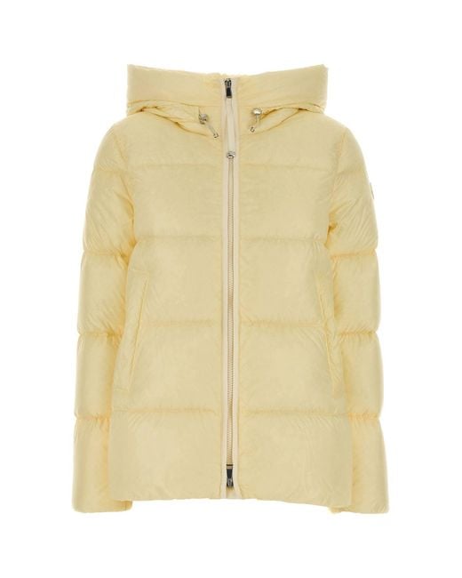 Moncler Yellow Pastel Nylon Serittes Down Jacket