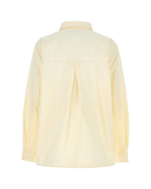 Willy Chavarria Natural Cream Cotton Oversize Shirt for men