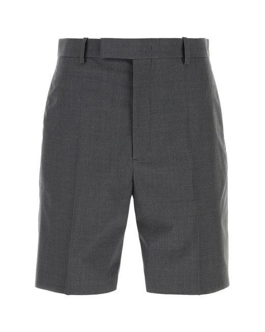 Jil Sander Gray Solid Shorts for men