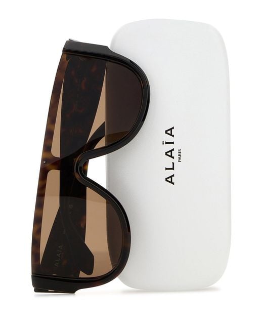 Alaïa Multicolor Printed Acetate Sunglasses