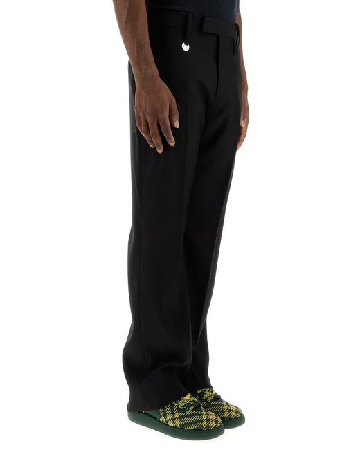Burberry Black Wool Pant for men