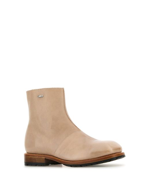 Our Legacy Natural Leather Engine Ankle Boots for men