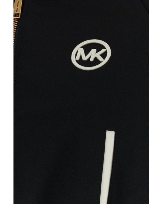 MICHAEL Michael Kors Black Tech Fabric Sweatshirt