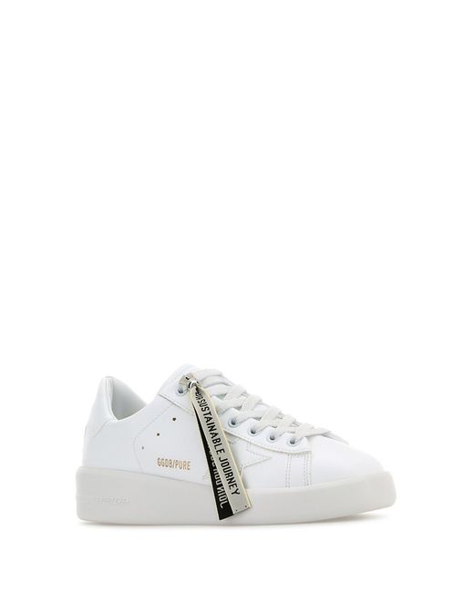 Golden Goose Deluxe Brand White Leather Pure New Sneakers