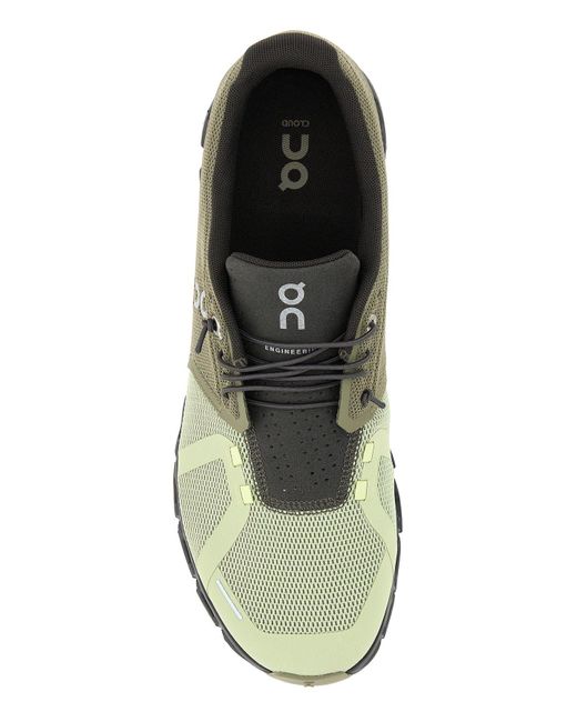 On Shoes Green Sneakers for men