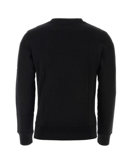 Maison Kitsuné Black Cotton Sweatshirt for men