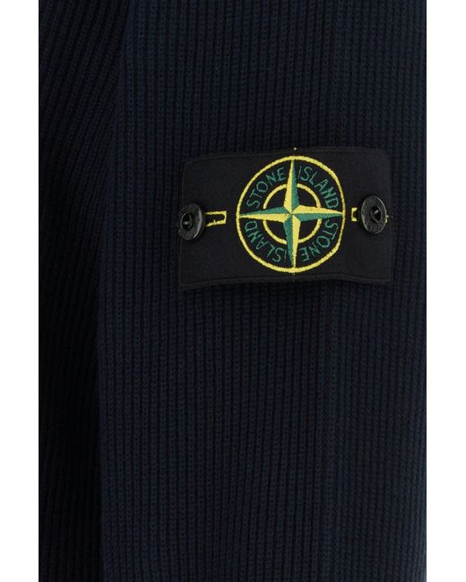 Stone Island Blue Midnight Cotton Sweater for men