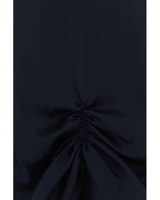 Valentino Garavani Midnight Blue Stretch Crepe Skirt