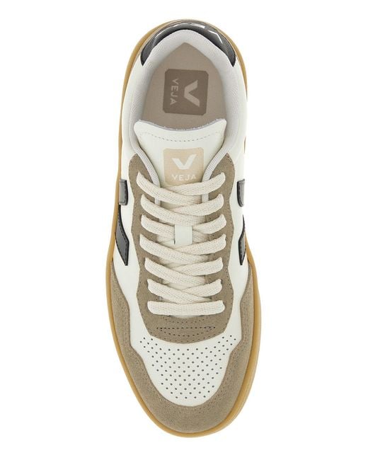 Veja Multicolor Leather And Suede V-90 Sneakers