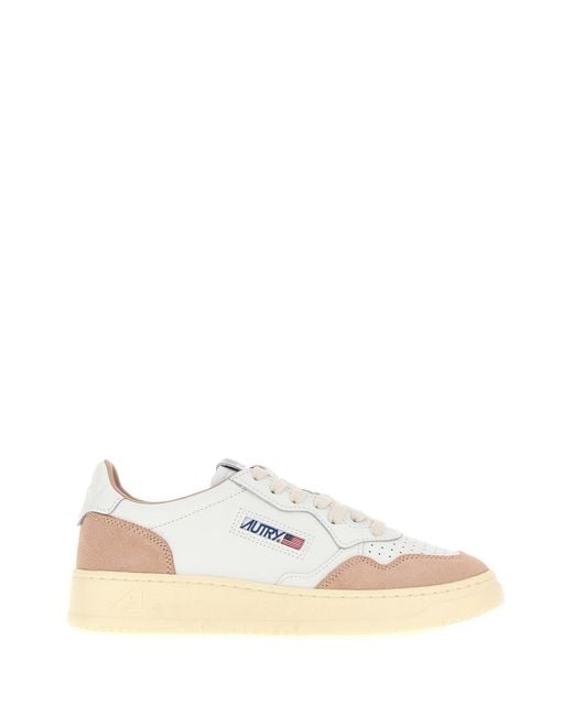 Autry White Leather Medalist Sneakers