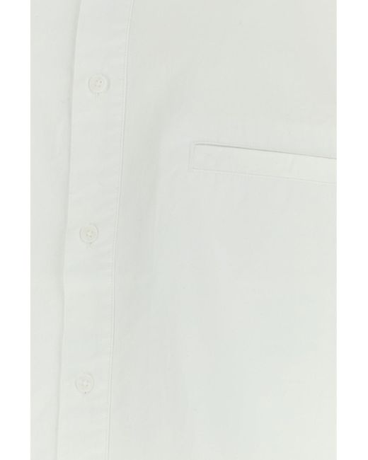 Entire studios White Poplin Giant Oversize Shirt | Lyst