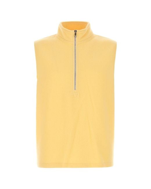 Rier Yellow Wool Vest for men