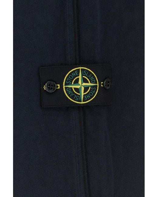 Stone Island Black Dark Regular Joggers for men