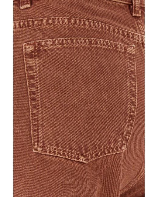 Chloé Brown Brick Denim Jeans