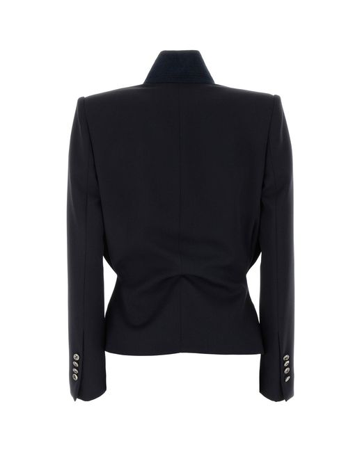 McQueen Blue Wool Blazer