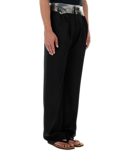 Maison Margiela Black Wool Pant for men