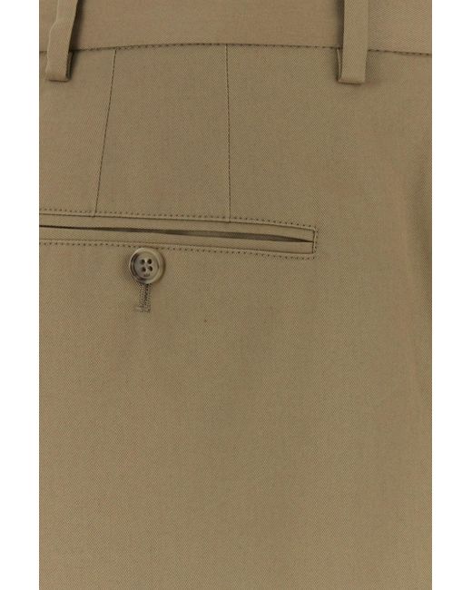 AMI Green Solid Shorts for men