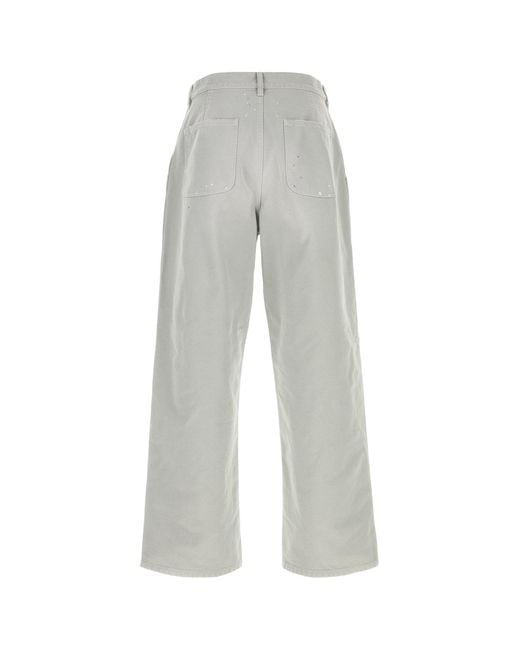Maison Margiela Gray Light Grey Cotton Pant for men