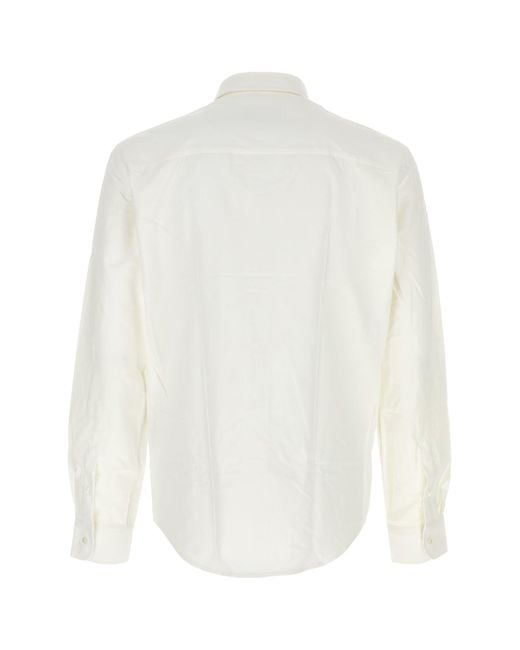 AMI White Oxford Shirt for men
