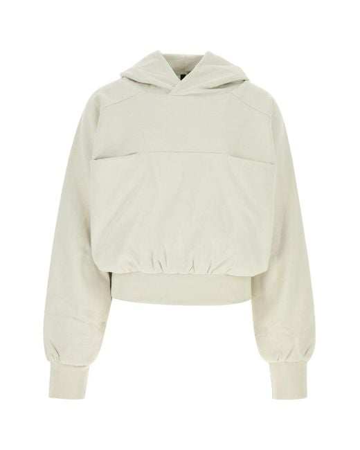 Entire studios White Chalk Cotton Sweatshirt