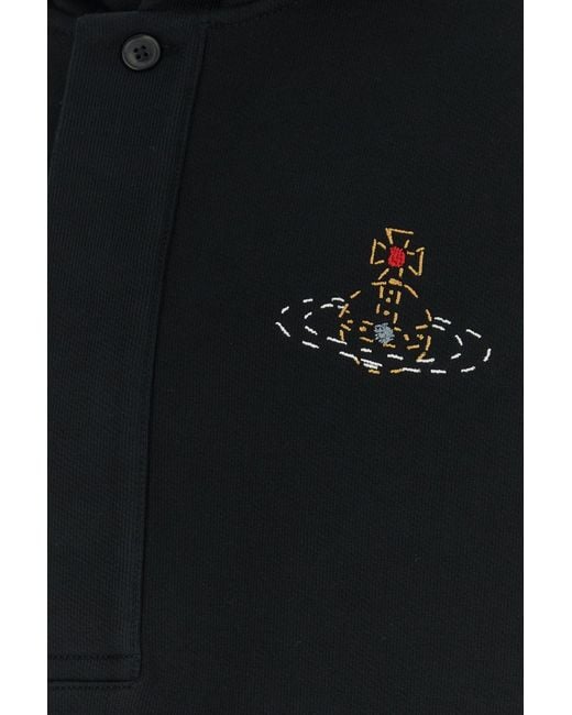 Vivienne Westwood Black Cotton Sweatshirt for men