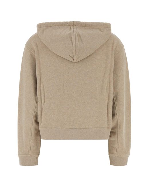 Maison Kitsuné Natural Comfort Zipped Light Fleece Hoodie