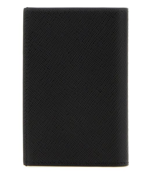 Montblanc Black Leather Card Holder for men