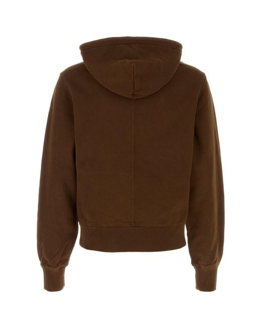 Entire studios Brown Chocolate Cotton Sweatshirt for men