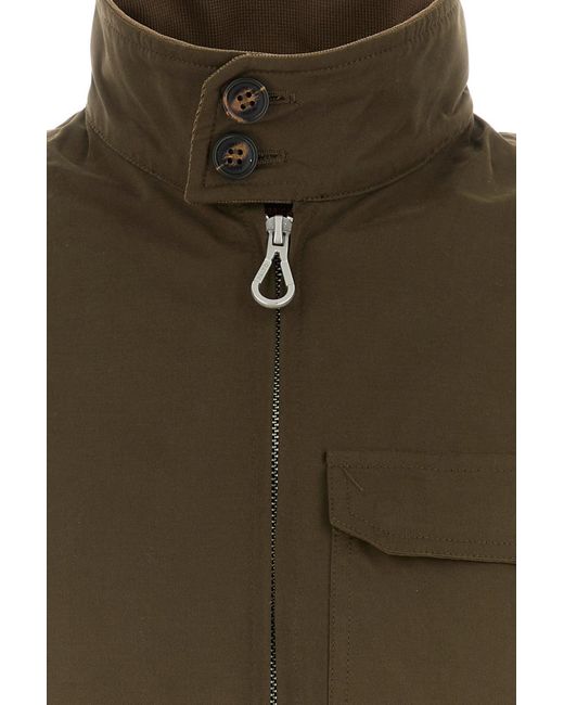 Paltò Green Mud Cotton Blend Arturo Jacket for men