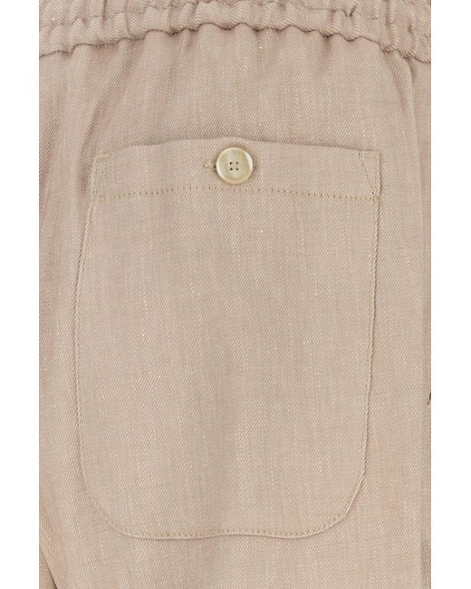 Etro Natural Sand Linen Blend Pant for men