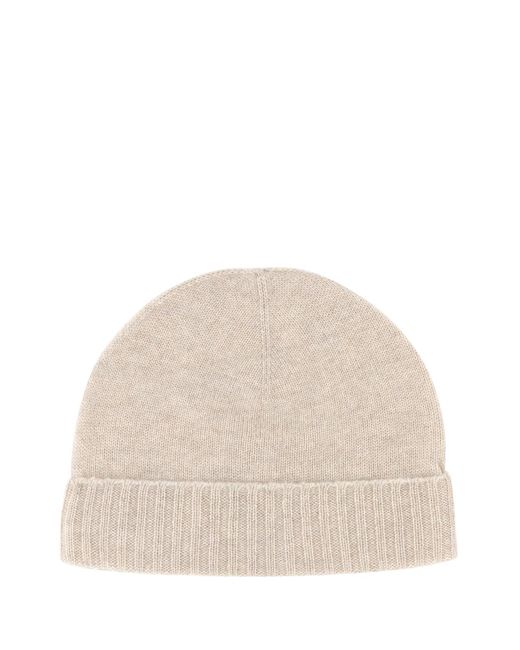 Cuffia in cashmere sabbia di LeKasha in Natural