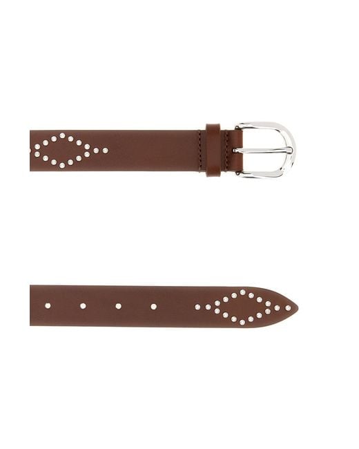 Isabel Marant Brown Leather Liliana Belt