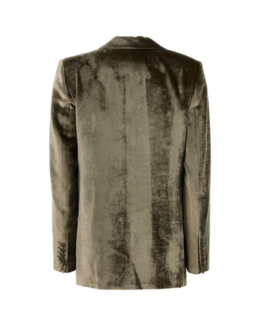 Etro Sage Green Velvet Blazer