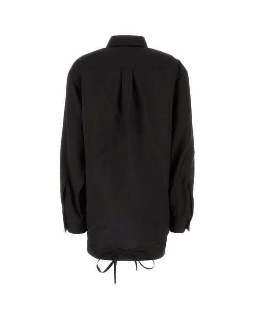 Valentino Garavani Black Shirt | Solid | Techno Li