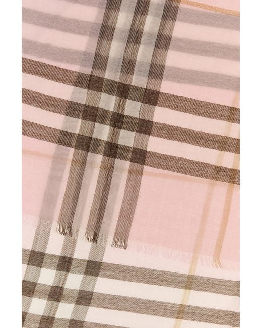 Burberry Multicolor Embroidered Wool Scarf