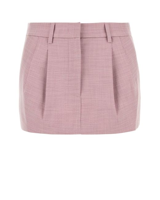 Minigonna in misto poliestere stretch rosa di ANDAMANE in Pink