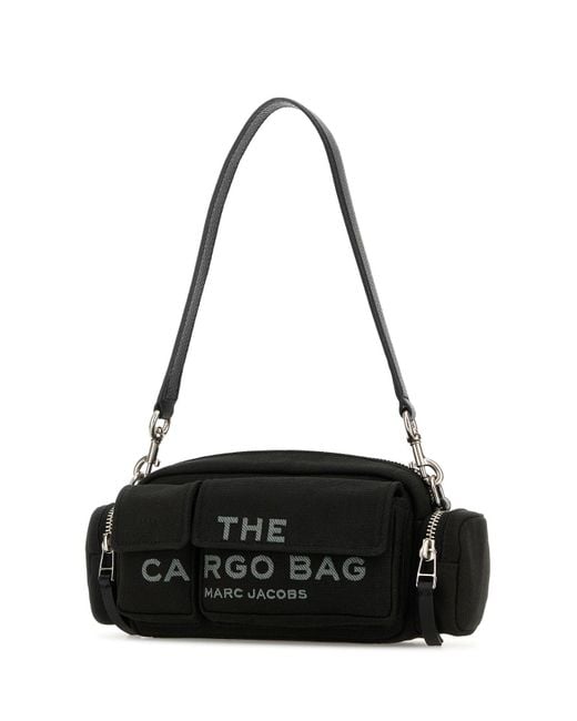 Marc Jacobs Black Canvas Shoulder Bag