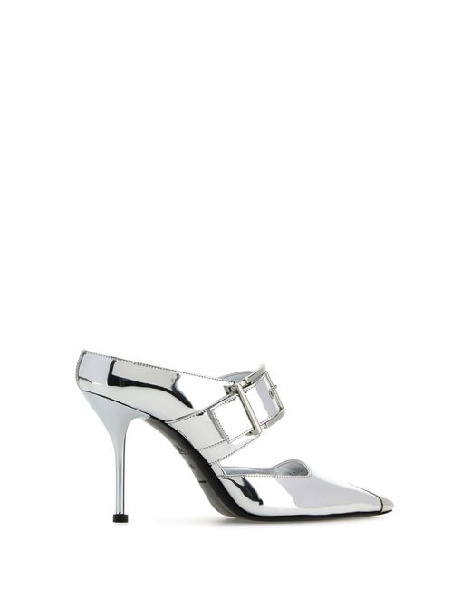 Alexander McQueen White Heeled Shoes