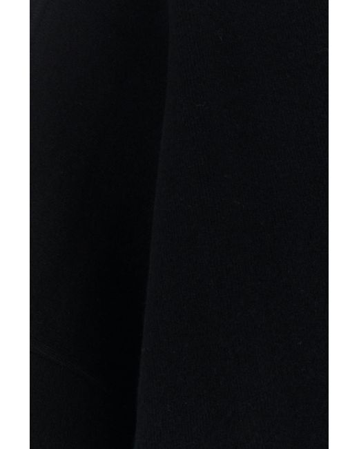 Jil Sander Black Knitted Cape