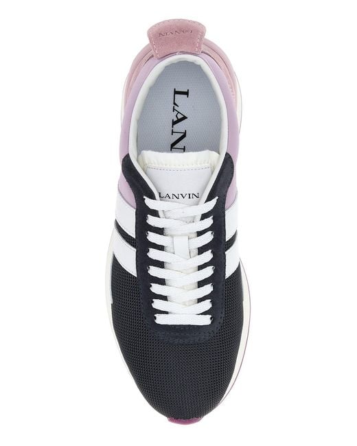 Lanvin Multicolor Color Block Sneakers