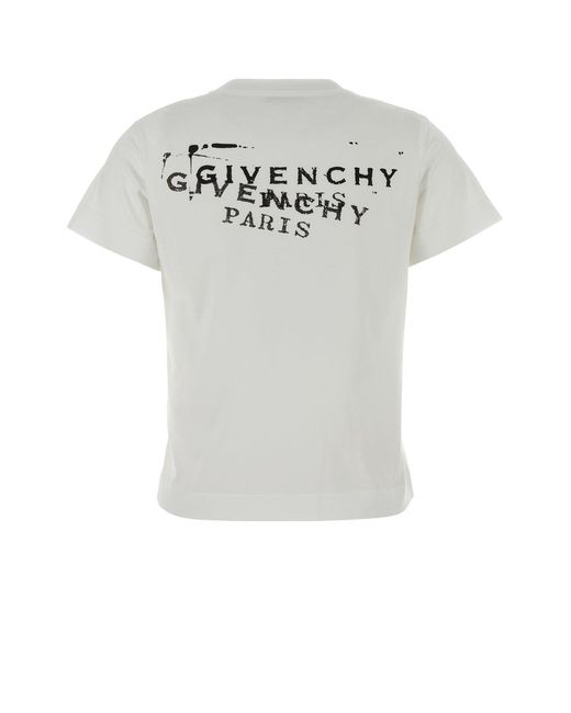 Givenchy White Cotton T-Shirt