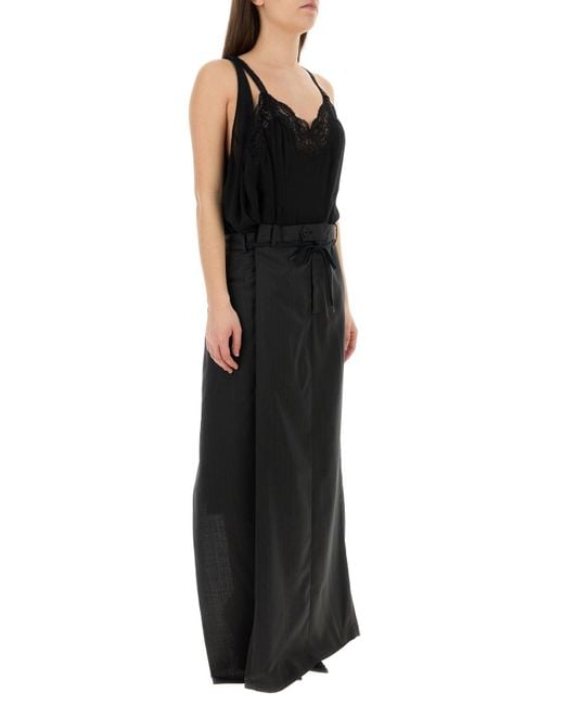 Balenciaga Black 'Patched Slip' Dress