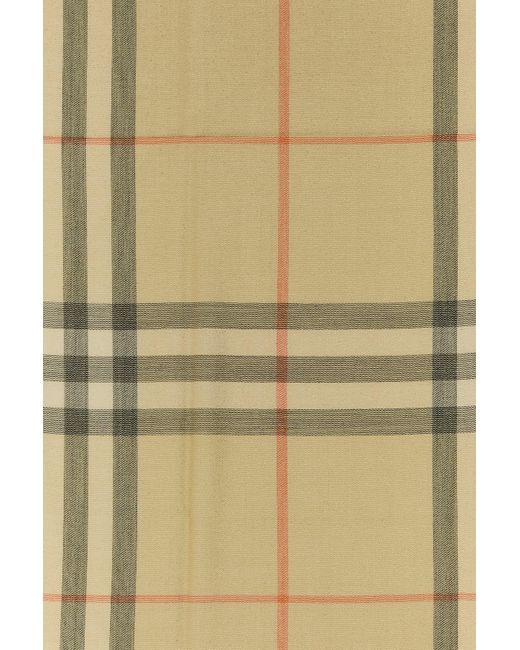 Sciarpa in misto lana ricamata di Burberry in Multicolor